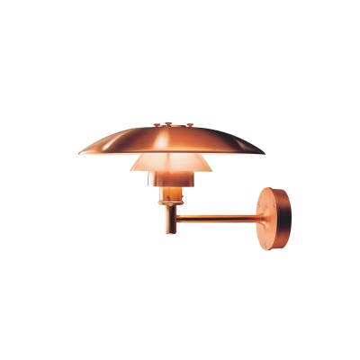 Louis Poulsen Ph Parete lámpara exterior 45 cm cobre
