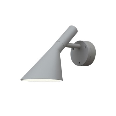 Louis Poulsen Aj 50 outdoor wall lamp aluminium grey