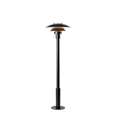 Louis Poulsen Ph 3-2½ Borne lampe d'extérieur h 90 cm noir