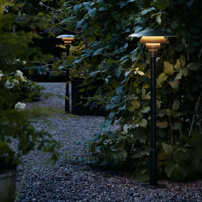 Louis Poulsen Ph 3-2½ Bollard outdoor lamp h 90 cm black