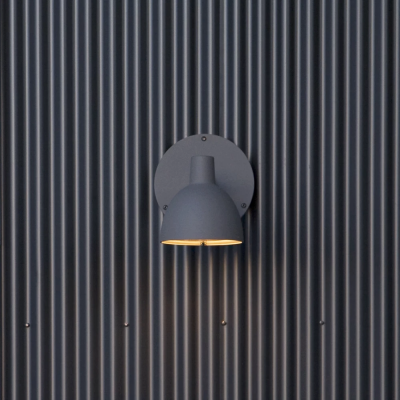 Louis Poulsen Toldbod 220/290 gray outdoor wall lamp