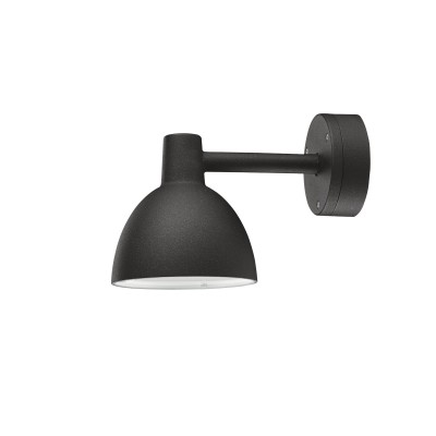 Louis Poulsen Toldbod 155 black outdoor wall lamp