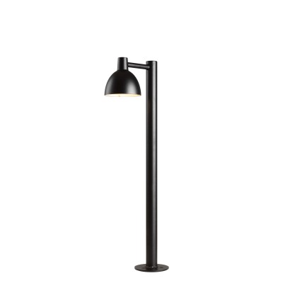 Louis Poulsen Toldbod 155 Bollard outdoor lamp h 90 cm black