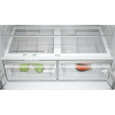 Siemens kf96naxea Iq500 Free-standing combined French door refrigerator 91 cm