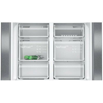 Siemens kf96naxea Iq500 freestanding french door fridge-freezer, 91 cm