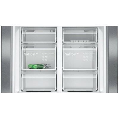 Siemens kf96naxea Iq500 Freistehender kombinierter Kühlschrank mit französischen Türen 91 cm