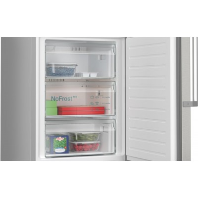 Siemens kg39naibt Iq500 Freistehender kombinierter Kühlschrank 60 cm h 203 Edelstahl