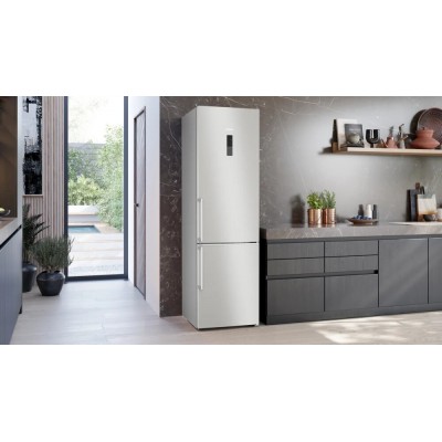 Siemens kg39naict Iq500 réfrigérateur combiné pose libre 60 cm h 203 acier inoxydable