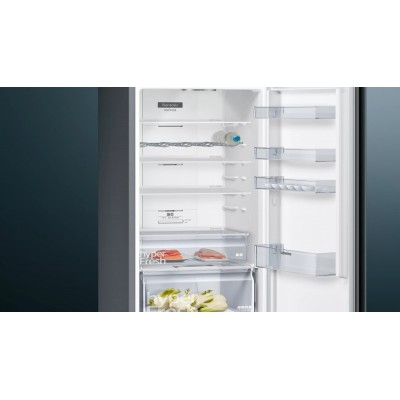 Siemens kg39nxxeb Iq300 free-standing combined refrigerator 60 cm h 203 black stainless steel