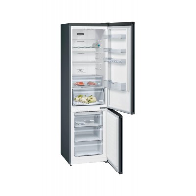 Siemens kg39nxxeb Iq300 free-standing combined refrigerator 60 cm h 203 black stainless steel