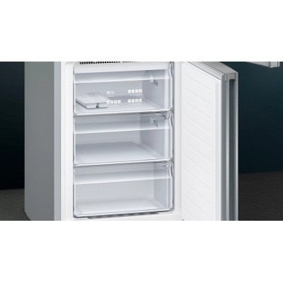 Lodówka kombinowana Siemens kg36nviec Iq300 o wysokości 60 cm ze stali nierdzewnej