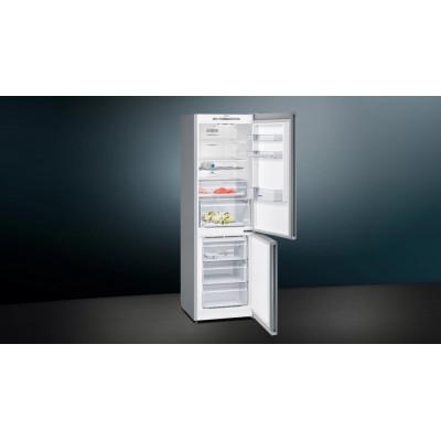 Siemens kg36nviec Iq300 Réfrigérateur combiné 60 cm h 186 acier inoxydable