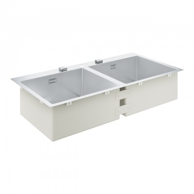 Grohe 31585sd1 K800 Double bowl sink 102 cm stainless steel