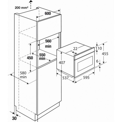 Küppersbusch cm 6330.0 s k-series 3 microonde da incasso nero