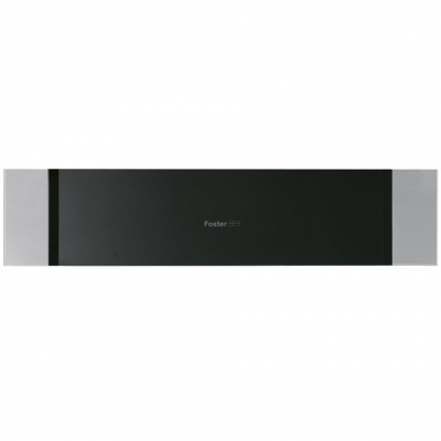 Foster 7138 001 S4001 stainless steel warming drawer - black glass