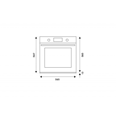 Bertazzoni f6011modvlxc Modern forno da incasso 60 cm inox
