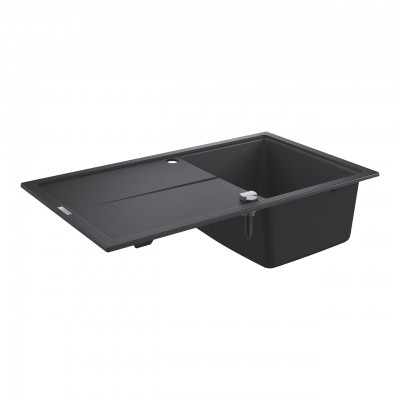 Grohe 31 640 ap0 K400 sink with drainer 86 cm black