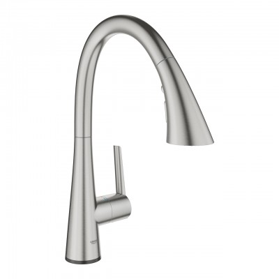 Mitigeur Grohe 30 219 dc2 Zedra Touch + douchette extractible super acier