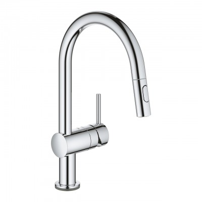 Grohe 31 358 002 Minta Touch mixer tap + extractable chrome shower head