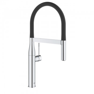 Grohe 30 294 000 Essence mixer tap + extractable hand shower black - chrome