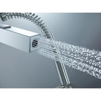 Mitigeur Grohe 31 395 000 Eurocube + douchette chromée