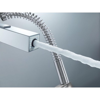 Mitigeur Grohe 31 395 000 Eurocube + douchette chromée