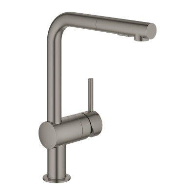 Grohe 30 274 al0 Minta mixer tap + brushed graphite hand shower