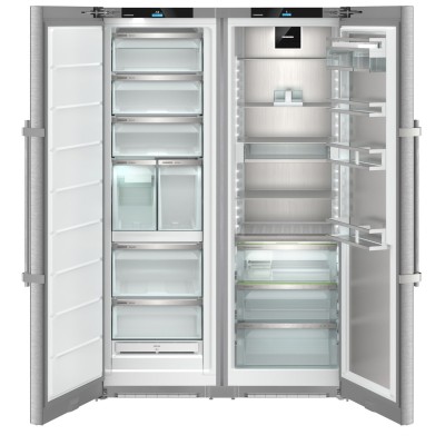 Liebherr XRFST 5295 Side by Side freistehender Kühl-Gefrierschrank 120 cm Edelstahl