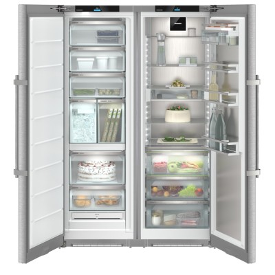 Liebherr xrfst 5295 Side by Side frigorífico-congelador independiente 120 cm acero inoxidable
