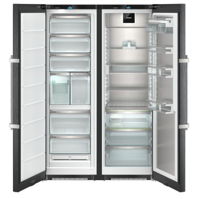 Liebherr xrfbs 5295 Réfrigérateur-congélateur côte à côte 120 cm Acier Noir