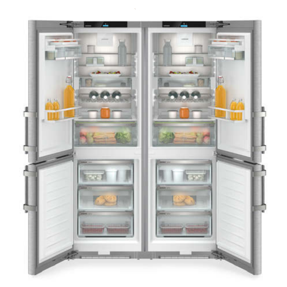 Liebherr xccsd 5250 Prime Freistehender Kühl-Gefrierschrank 120 cm Edelstahl