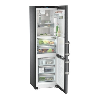 Liebherr cbnbsa 5753 Prime réfrigérateur combiné pose libre 60 cm h 201 acier noir