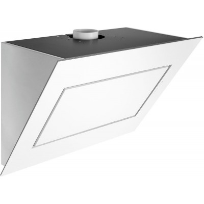 Okap ścienny Falmec Quasar Design 90 cm, białe szkło