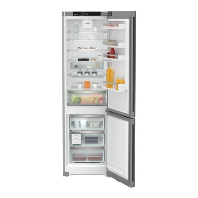 Liebherr cnsdc 5703 Plus frigorifero combinato libera installazione 60 cm h 201 inox