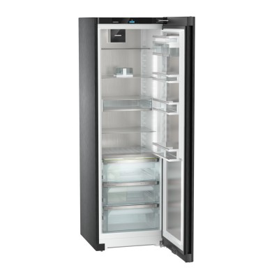 Liebherr rbbsc 5280 Peak free-standing single-door refrigerator 60 cm h 185 blacksteel