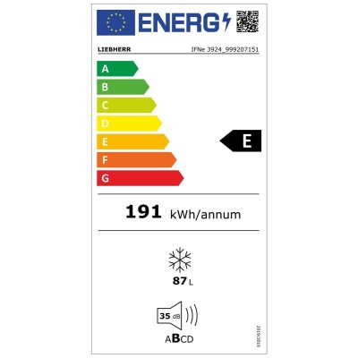 Liebherr ifne 3924 Plus built-in column freezer h 87 cm