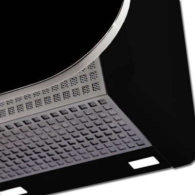Falmec tab design cappa parete 80 cm nero ctcn80.e0p2