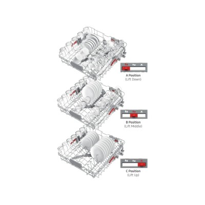 Samsung dw60cg550i00 vollintegrierter Einbau-Geschirrspüler 60 cm