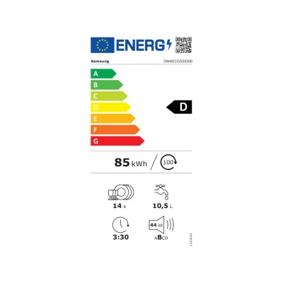 Samsung dw60cg550i00 vollintegrierter Einbau-Geschirrspüler 60 cm