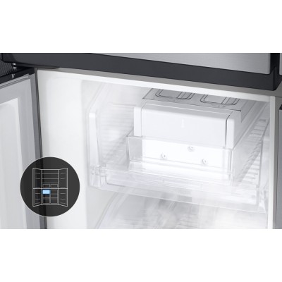 Samsung rf48a401eb4 Refrigerator + freezer 4 doors 83 cm anthracite