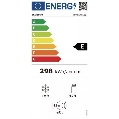 Samsung rf48a401eb4 Kühlschrank + Gefrierschrank 4 Türen 83 cm Anthrazit