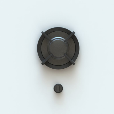 Pitt Cooking Altar, Einzelbrenner auf der Oberseite, integriert in das 21-cm-Profi-Kochfeld
