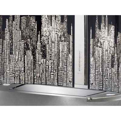 Falmec Manhattan Mirabilia Wandhaube 67 cm Edelstahl + Glas cjrn67.e5