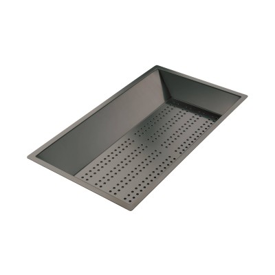 Foster 8151 006 PVD Gun Metal stainless steel perforated colander