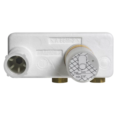 Kwc Ava E 11.452.064.700 Einbau-Wandmischbatterie für Badezimmer aus Chrom