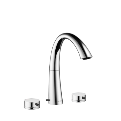 Kwc Zoe 12.203.161.000fl mixer tap with chrome bathroom knobs