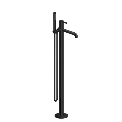 Kwc Bevo 20.421.093.176 grifo monomando para bañera de pie negro