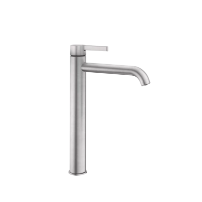 Kwc Bevo 12.421.093.177fl grifo monomando para lavabo de baño acero cepillado