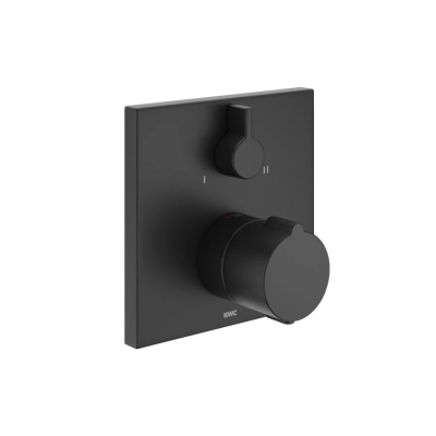 Kwc 20.004.801.176 schwarzer Thermostat-Badewannenmischer