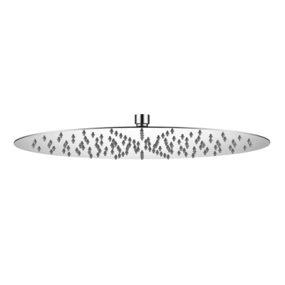 Kwc 26.000.216.000 round shower head with flat joint xr shower 40 cm chrome